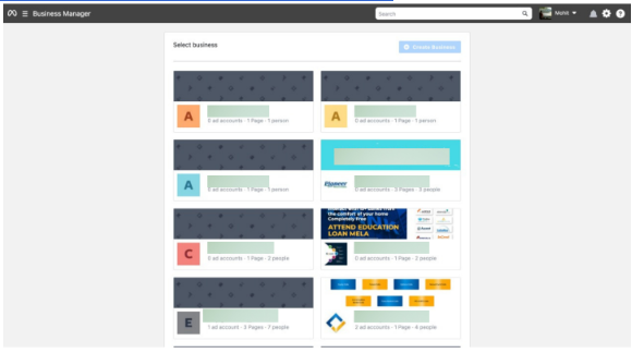 Choose a Facebook Business Manager Account