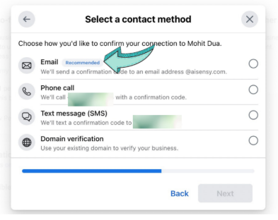 Choose a Contact Method